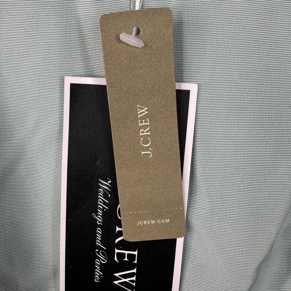 New J. Crew Cami Sea Spray Bridesmaid Dress size 10 - Picture 4 of 9